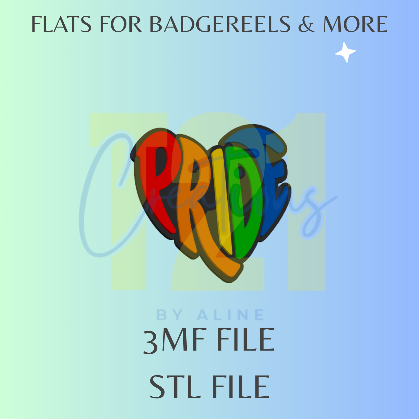 PRIDE FLAT STL FILE