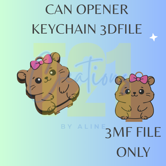 HAMSTER CAN OPENER 3MF FILE