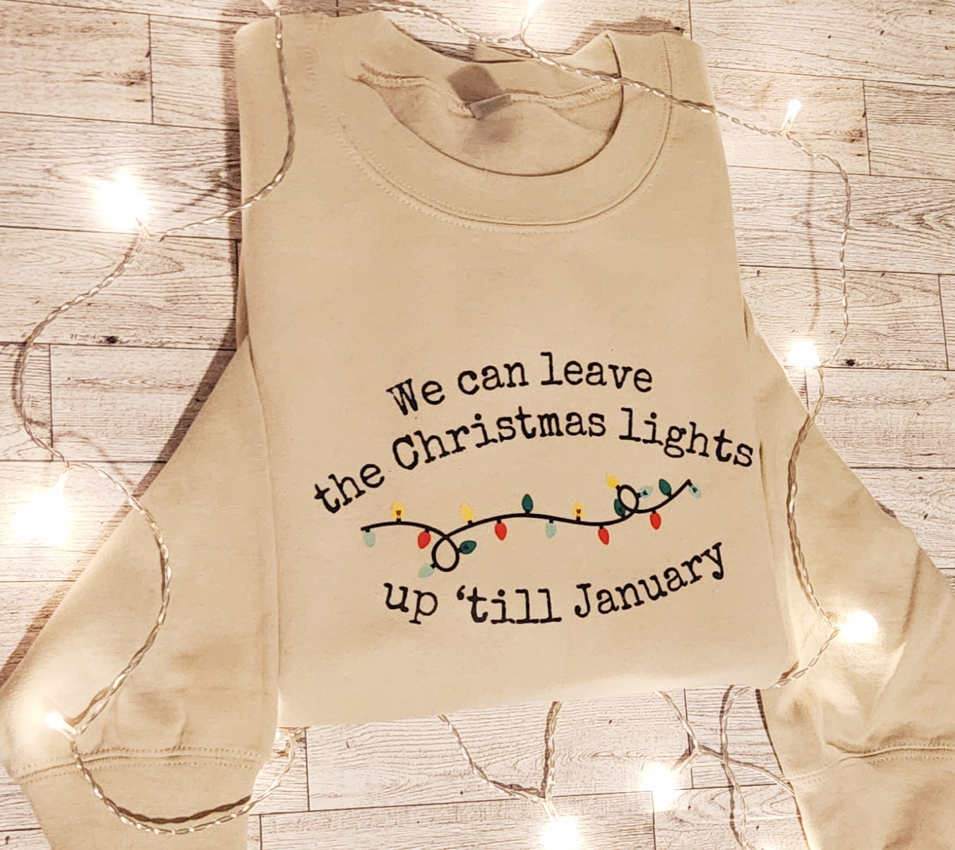 Christmas Lights Crewneck