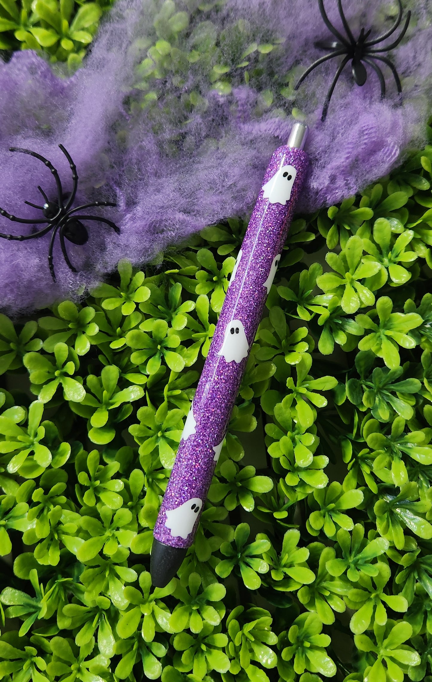 PURPLE GHOST GLITTER PEN