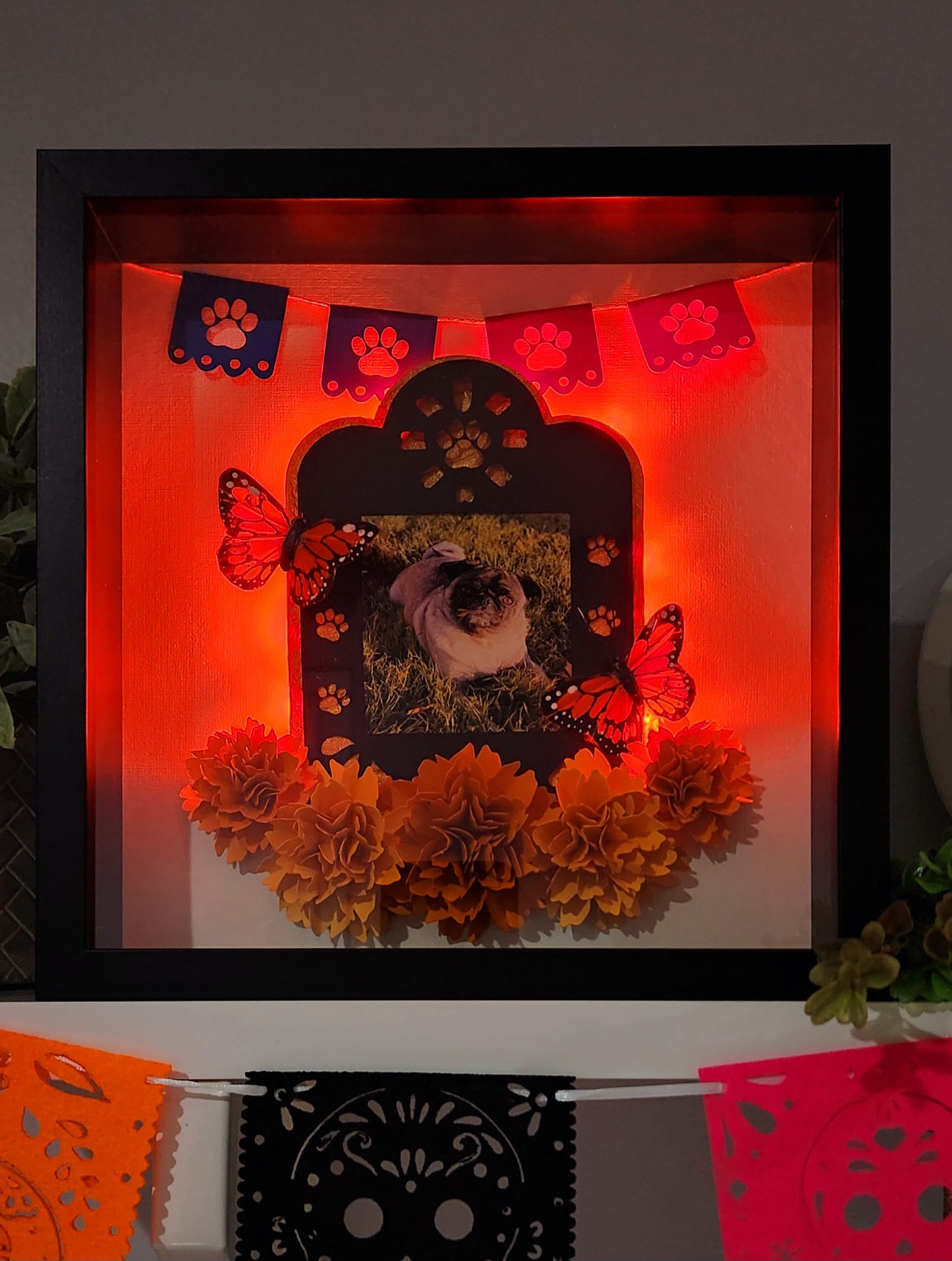 Dia De Los Muertos Dog Altar