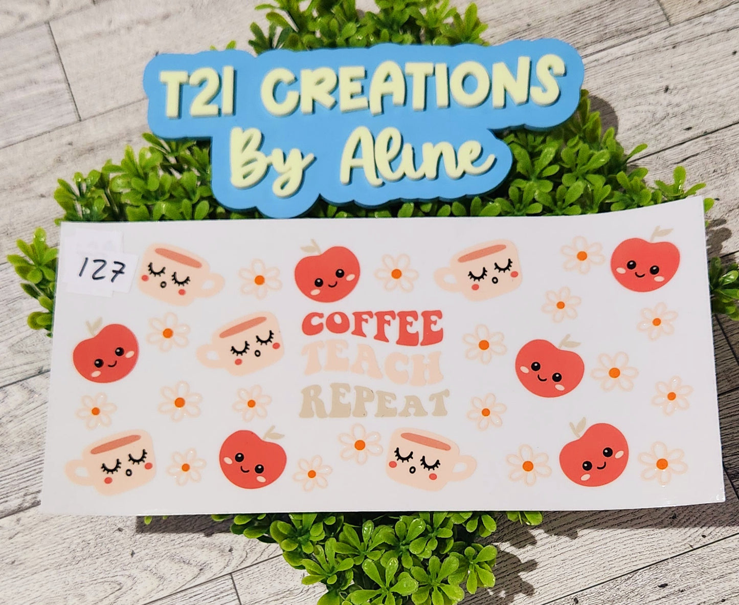 Coffee teach repeat cup wrap