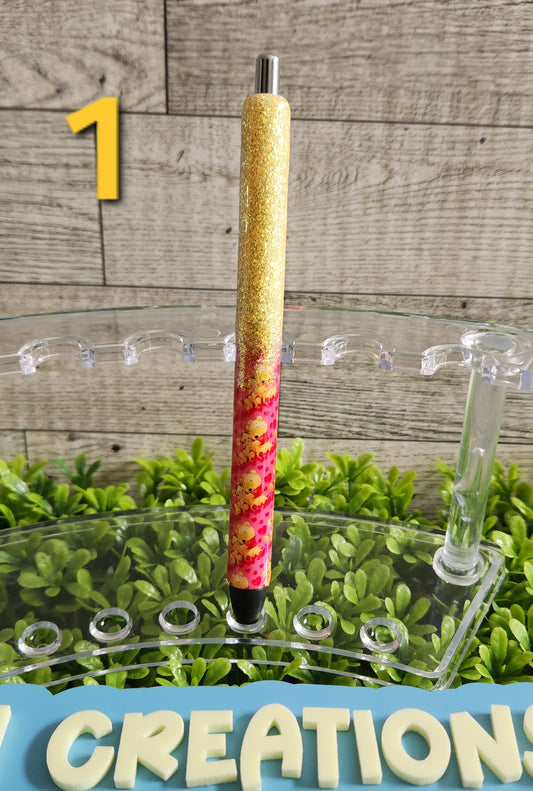 Honey Bear Glitter Pens