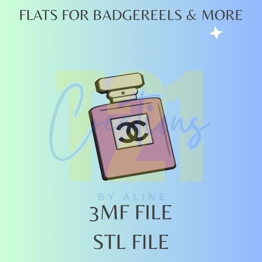 PERFUME FLAT STL FILE