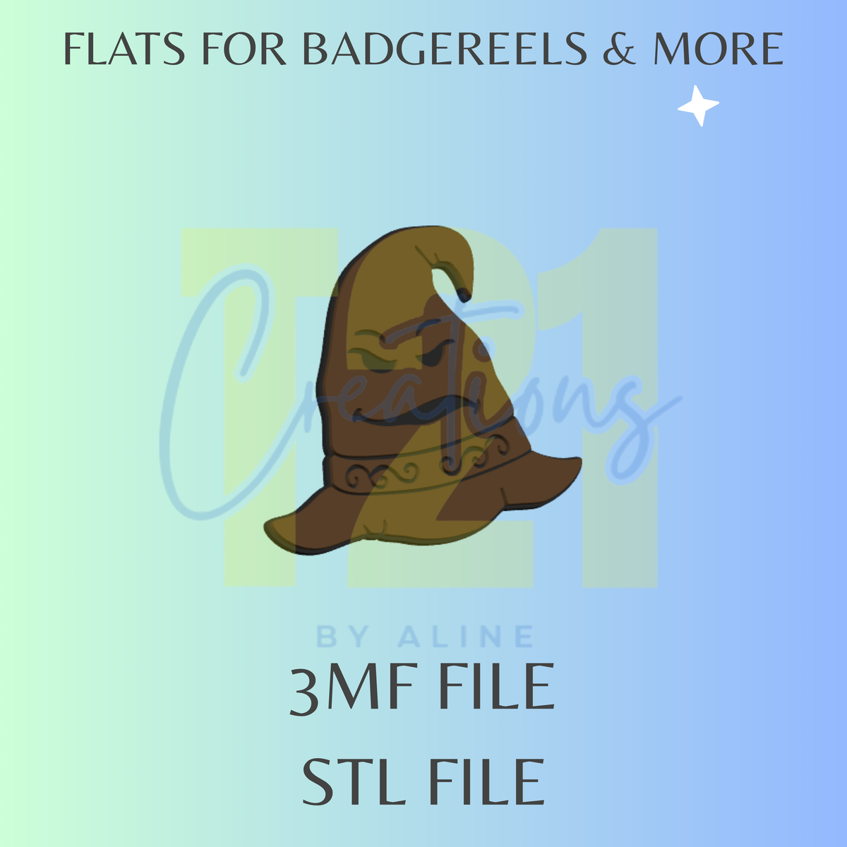 HP HAT FLAT STL FILE
