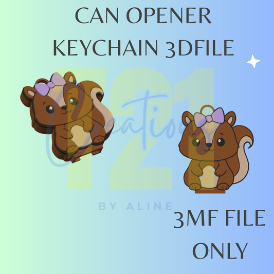 CHIPMUNK CAN OPENER 3MF FILE