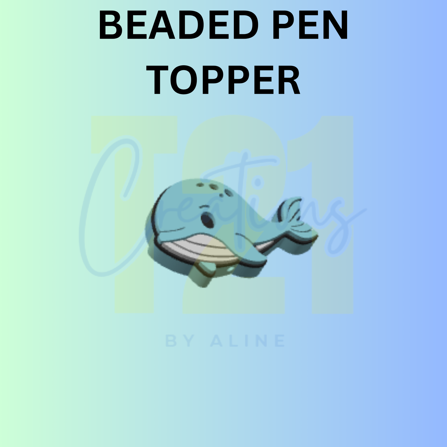 WHALE PEN TOPPER