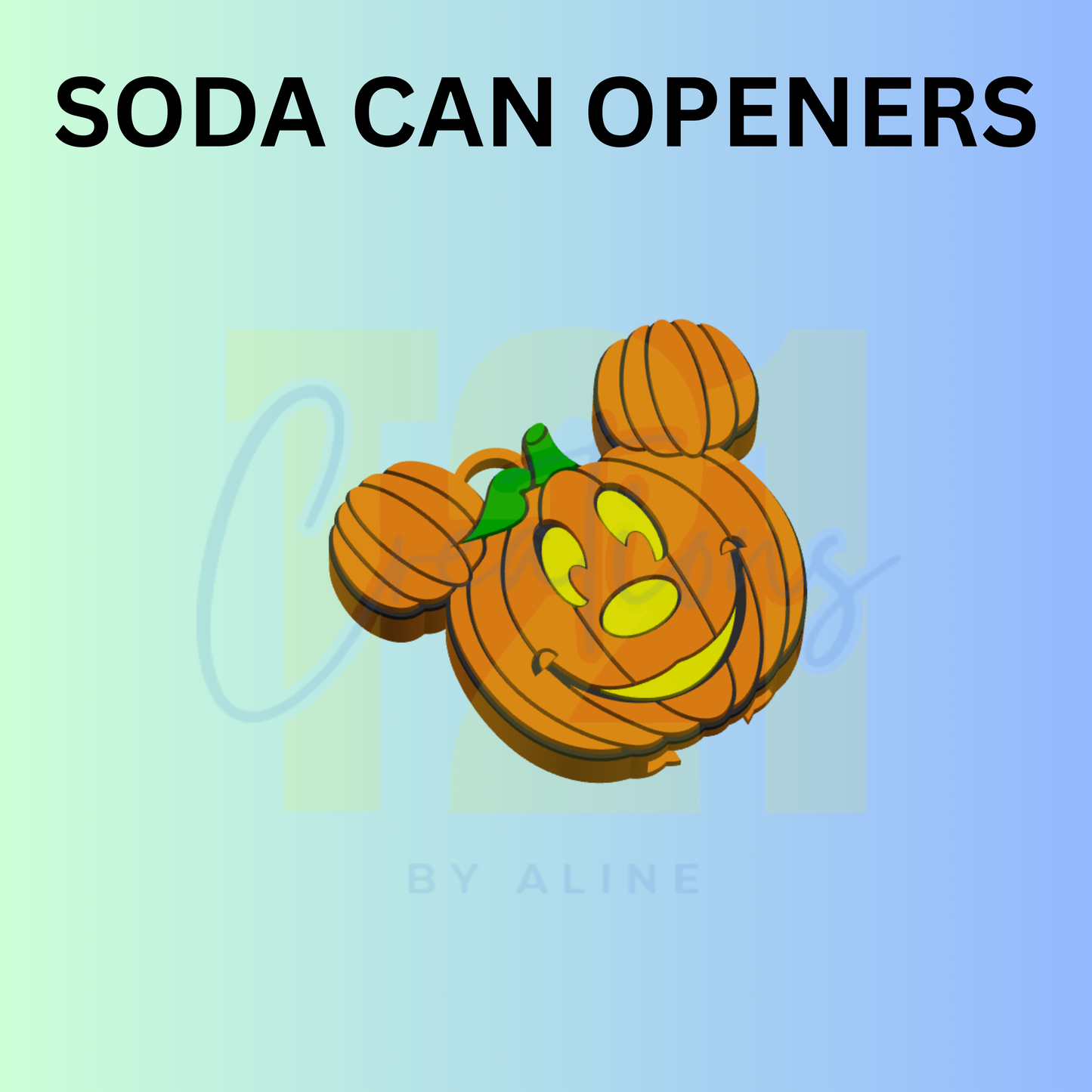 BOY PUMPKIN CAN OPENER KEYCHAIN