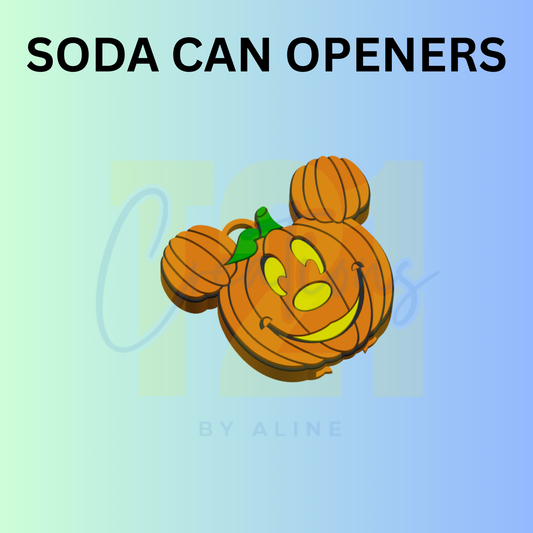 BOY PUMPKIN CAN OPENER KEYCHAIN