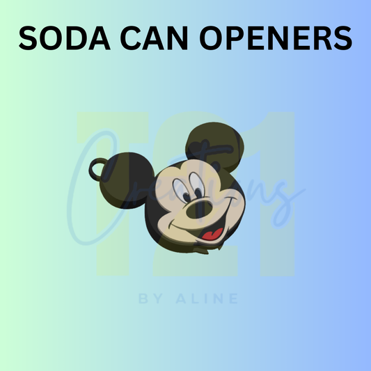 BOY MOUSE SODA CAN OPENER KEYCHAIN
