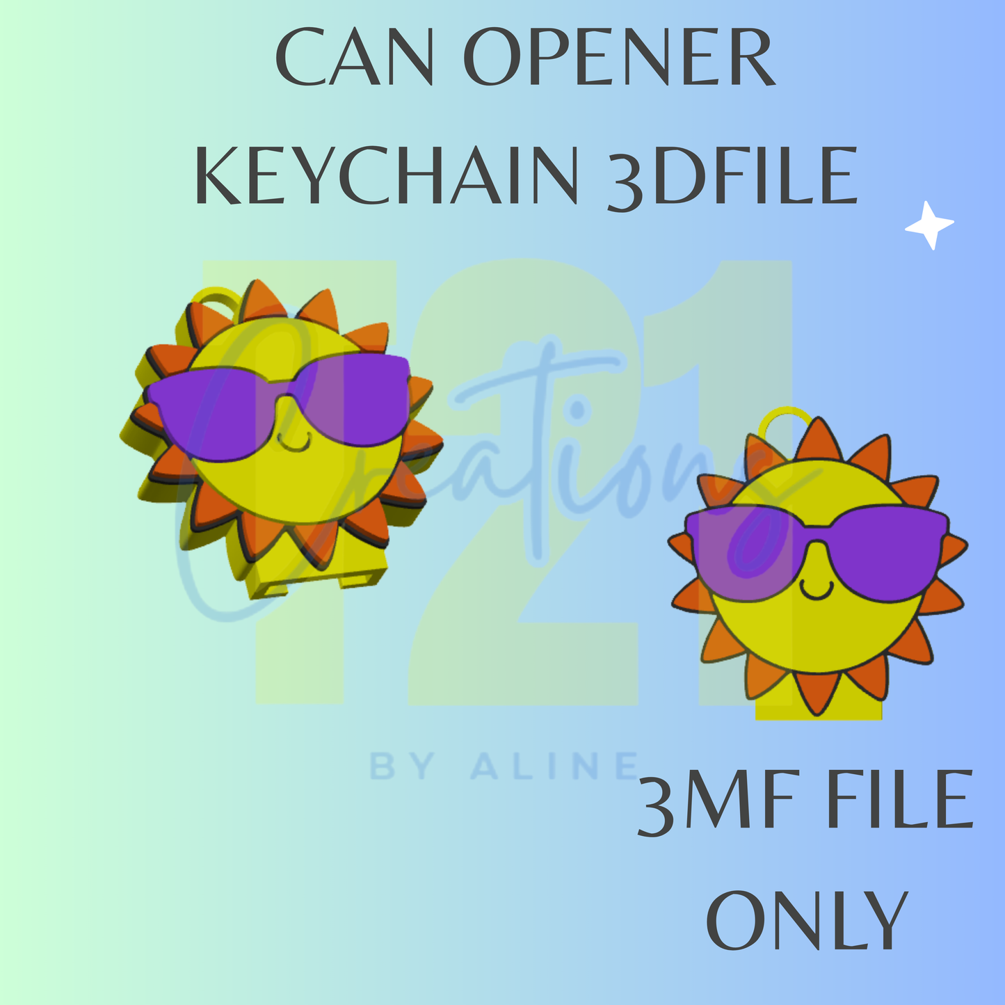 COOL SUN CAN OPENER 3MF FILE