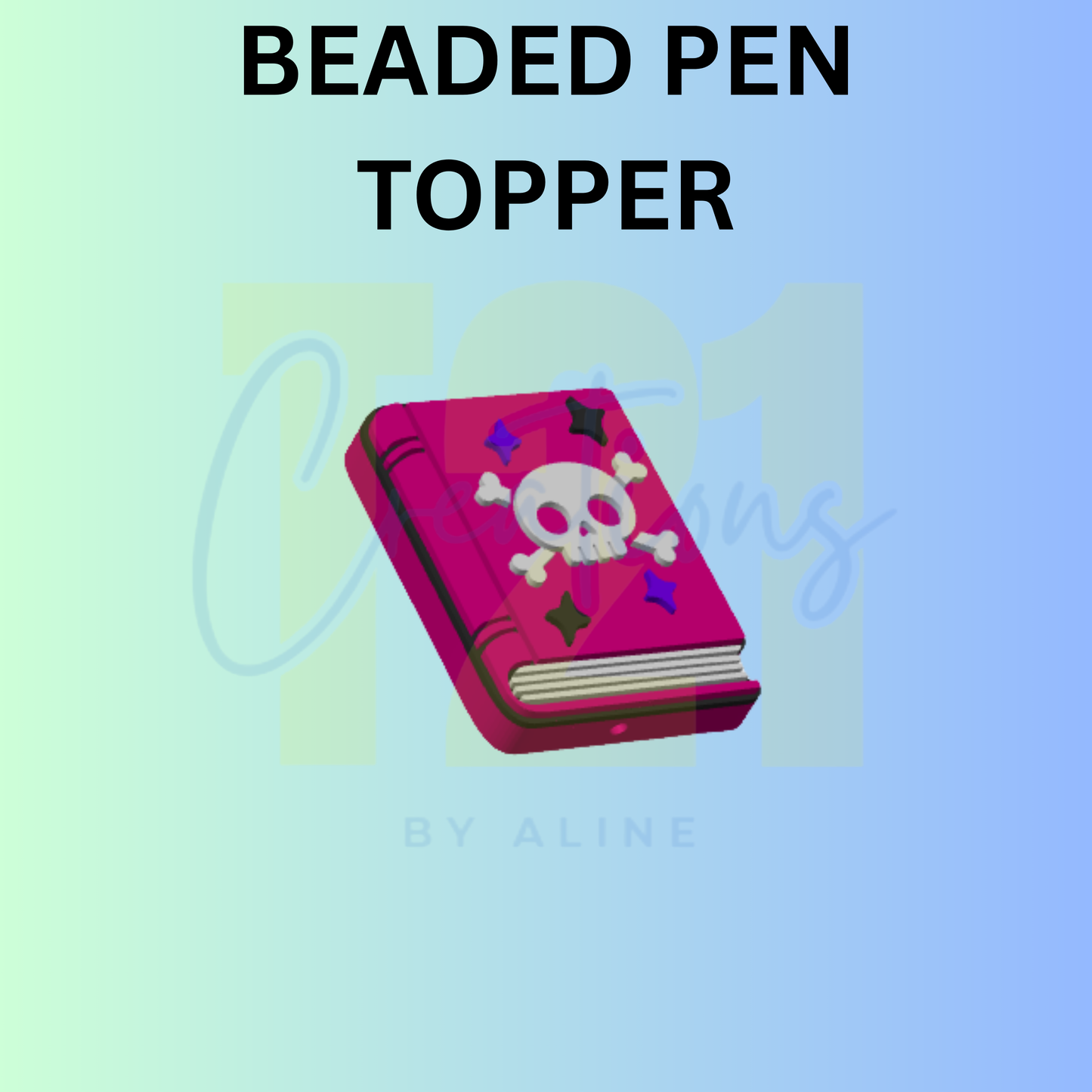 SPOOKY BOOK PEN TOPPER