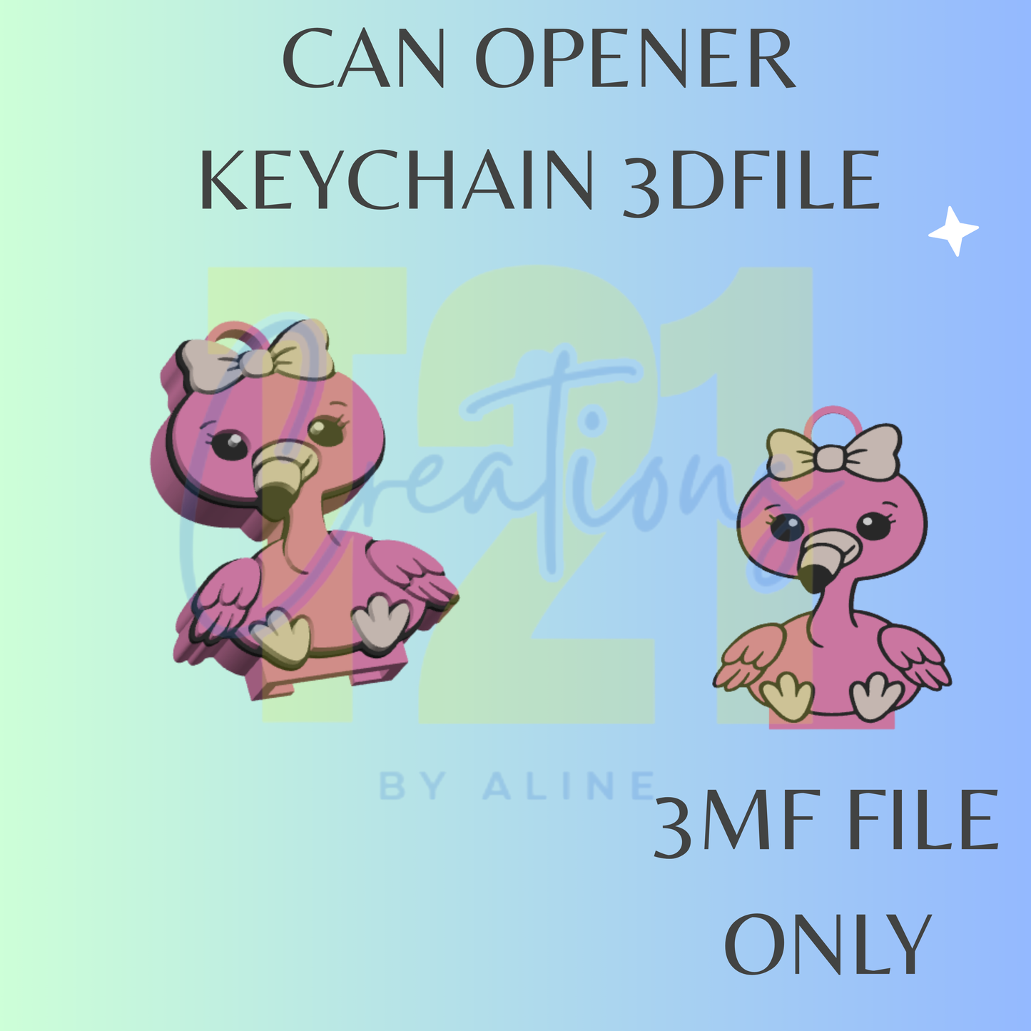 FLAMINGO 2 CAN OPENER 3MF FILE