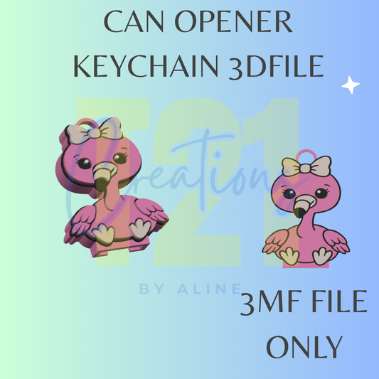 FLAMINGO 2 CAN OPENER 3MF FILE