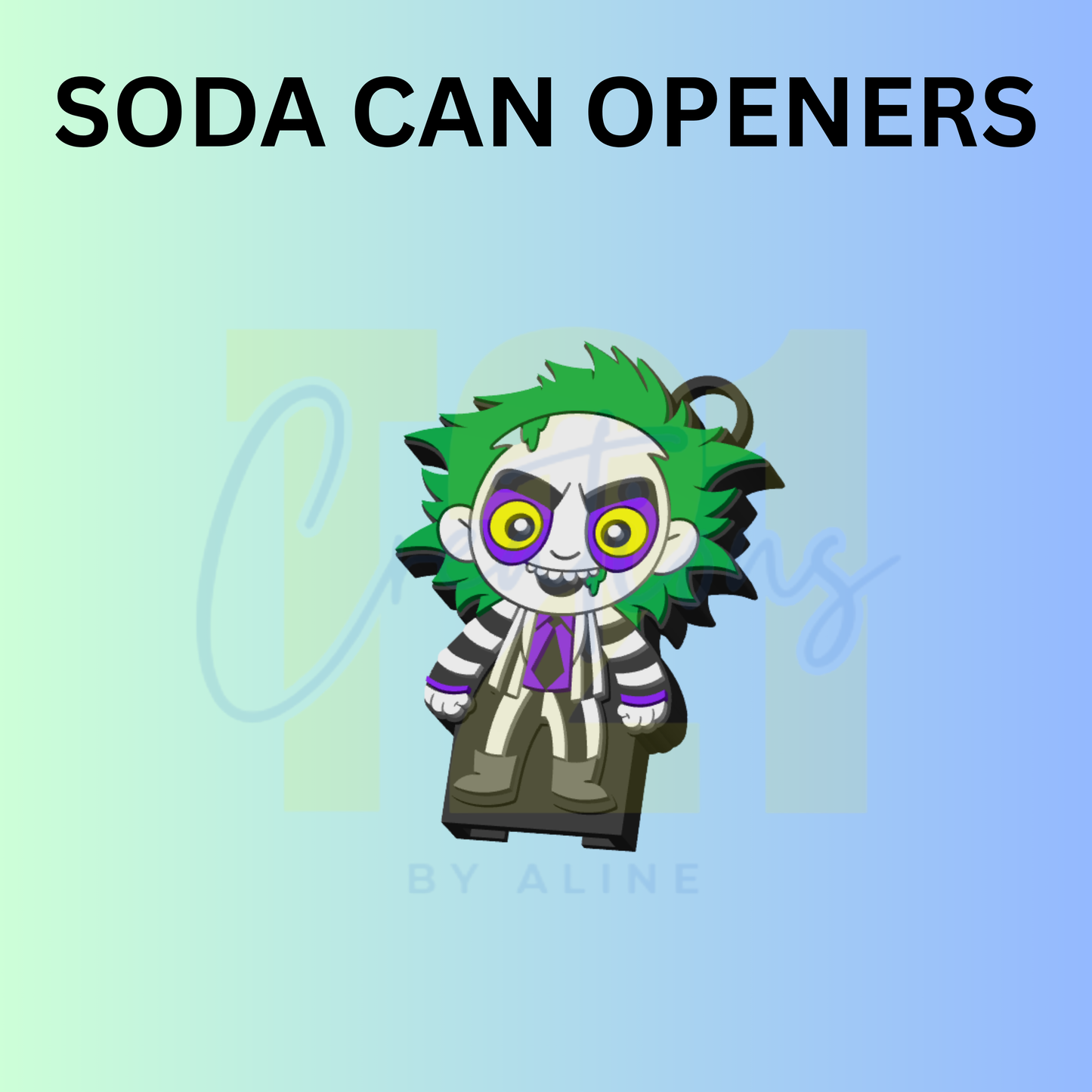 B-TTLE 2 CAN OPENER KEYCHAIN