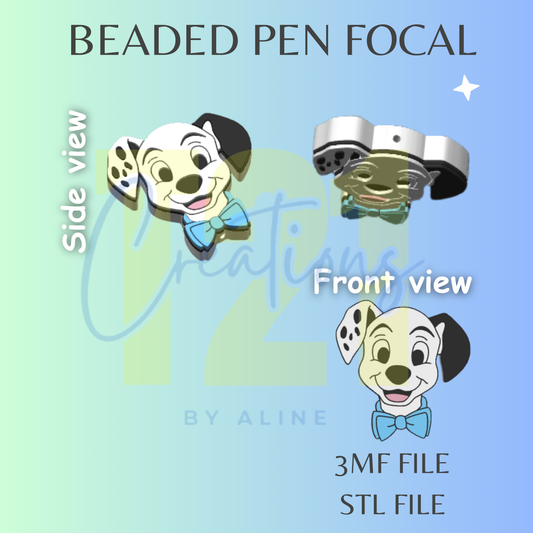 BOY DALMATION PEN FOCAL STL FILE
