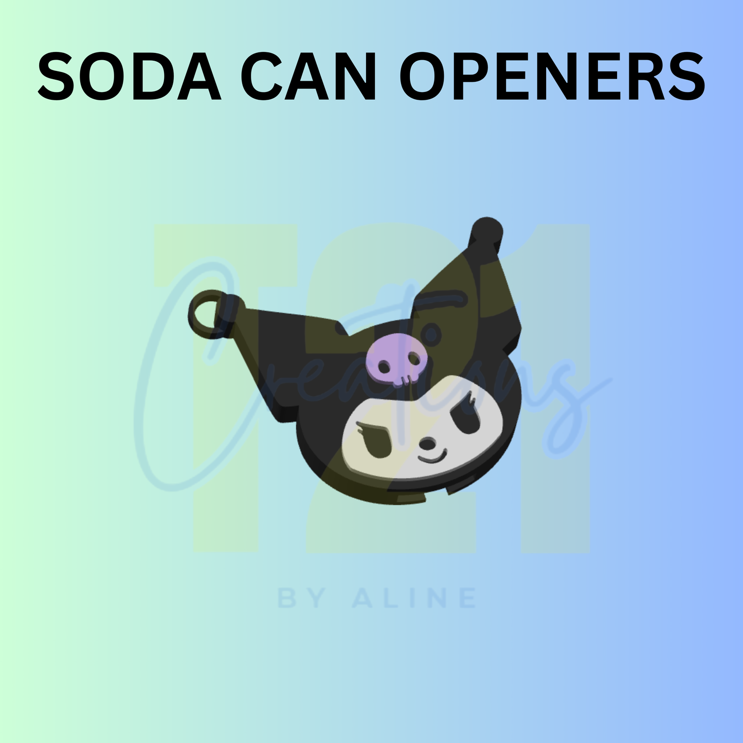 KU-KU SODA CAN OPENER KEYCHAIN