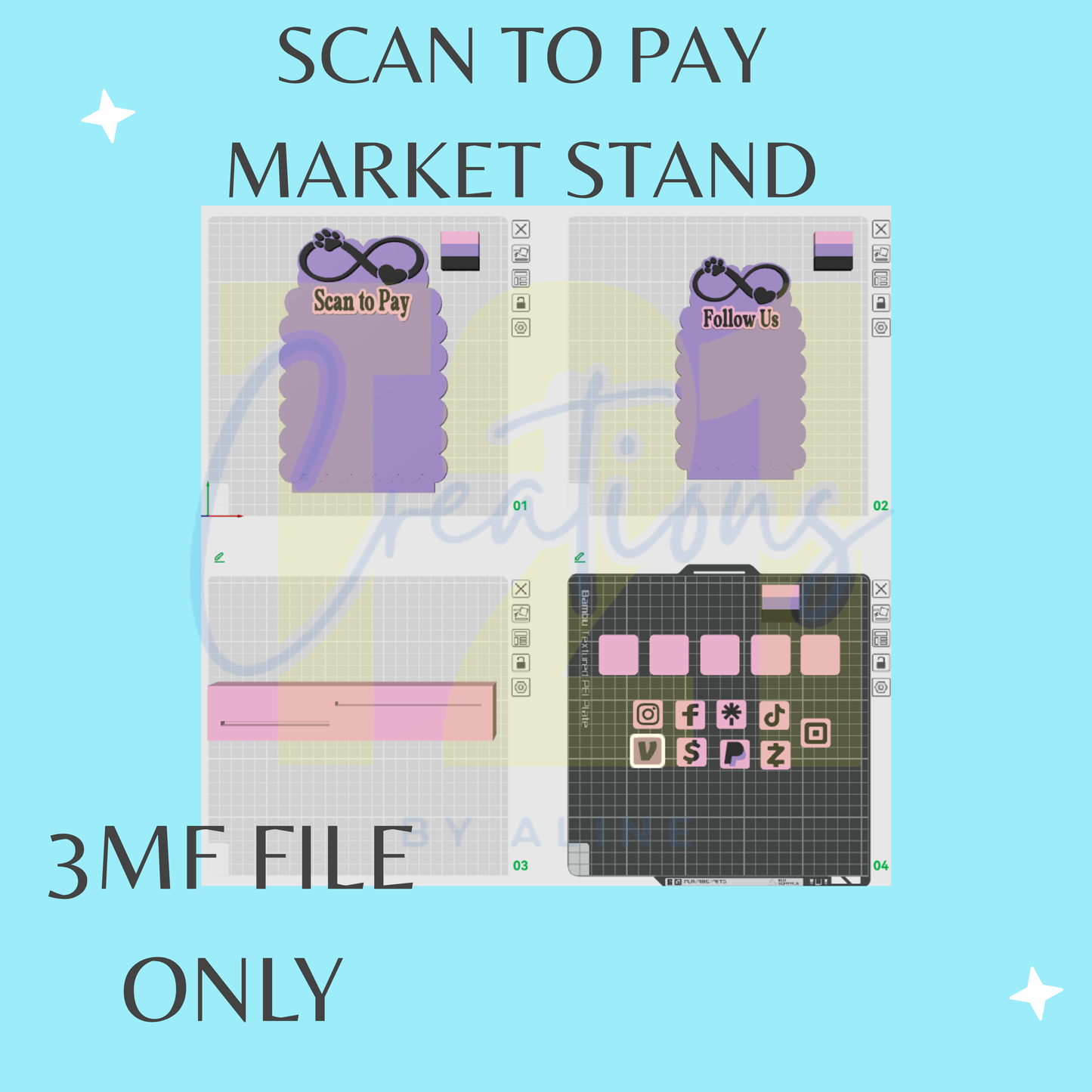 PET PAW SCAN TO PAY STL DIGITAL FILE