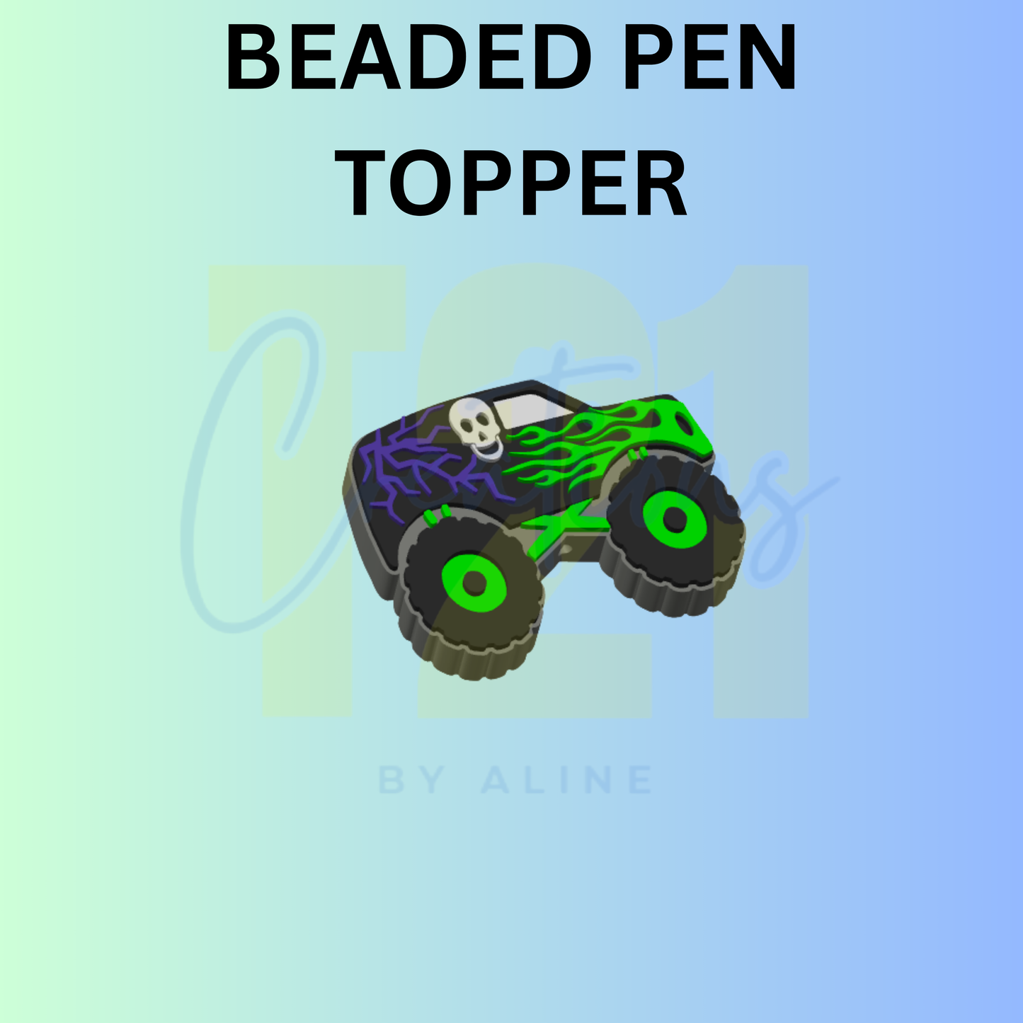 BOY TRUCK PEN TOPPER