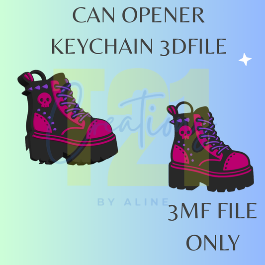 BLACK BOOT CAN OPENER 3MF FILE