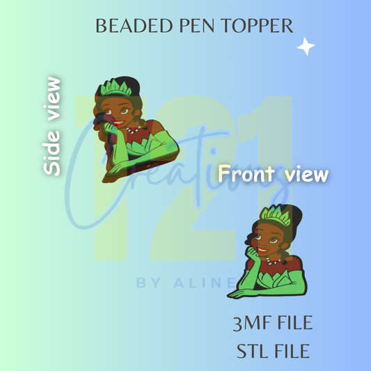 TIANA PEN TOPPER STL FILE