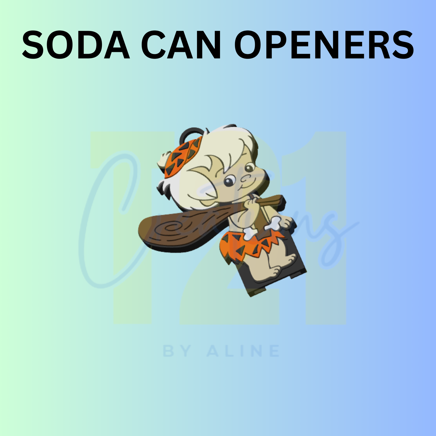 BAM CAN OPENER KEYCHAIN