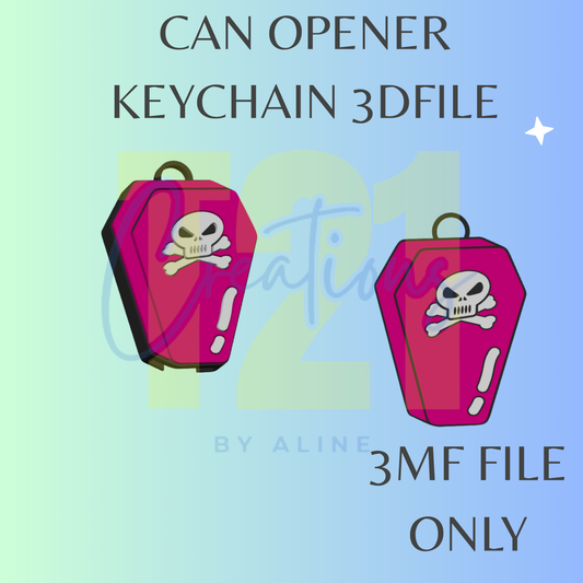 COFFIN CAN OPENER 3MF FILE