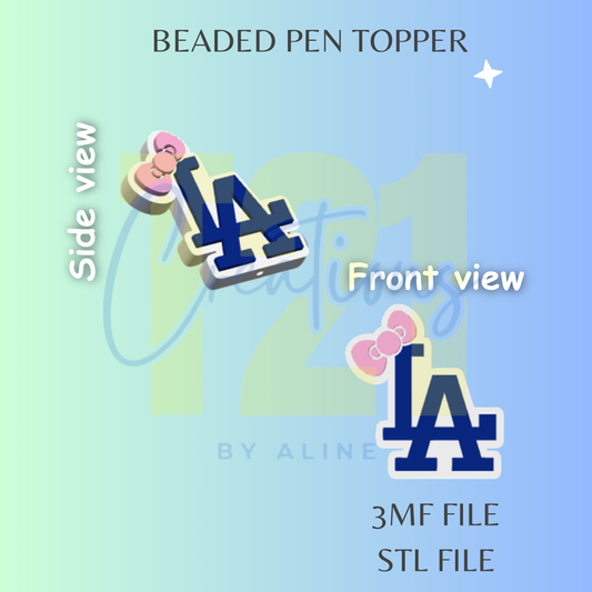 H. K. LOS ANGELES PEN TOPPER STL FILE