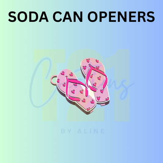 SANDALS CAN OPENER KEYCHAIN