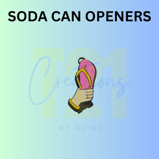 CHANCLA CAN OPENER KEYCHAIN