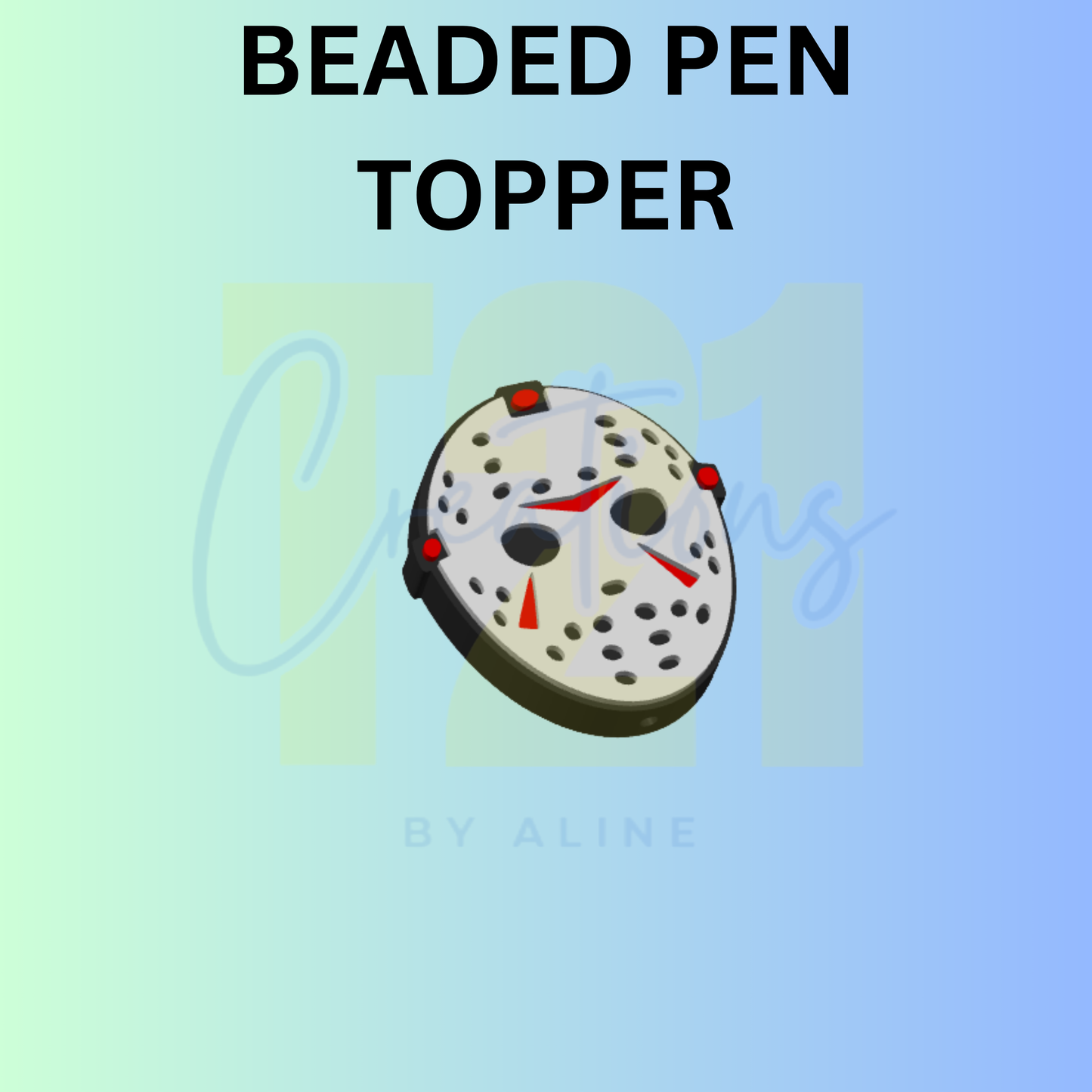 SPOOKY MASK PEN TOPPER