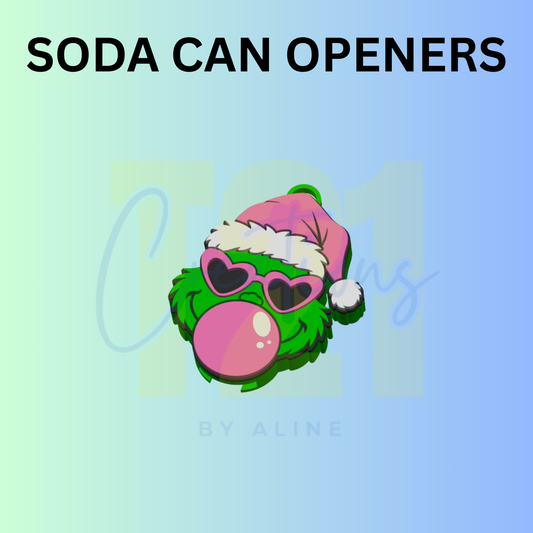 BUBBLE GROUCH CAN OPENER KEYCHAIN