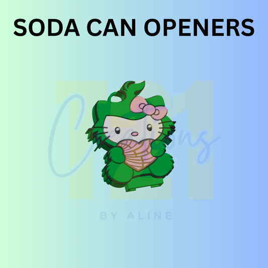 XMAS CONCHA GROUCH CAN OPENER KEYCHAIN