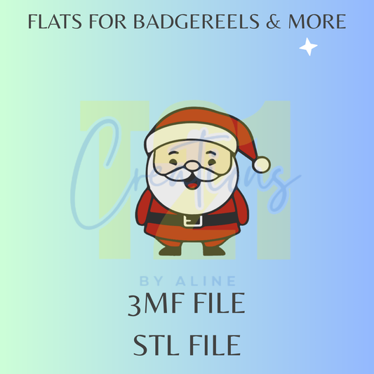 SANTA FLAT STL FILE