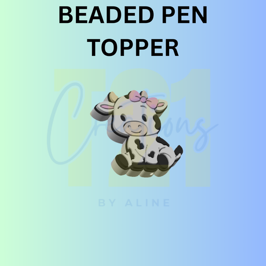 COW 6 PEN TOPPER