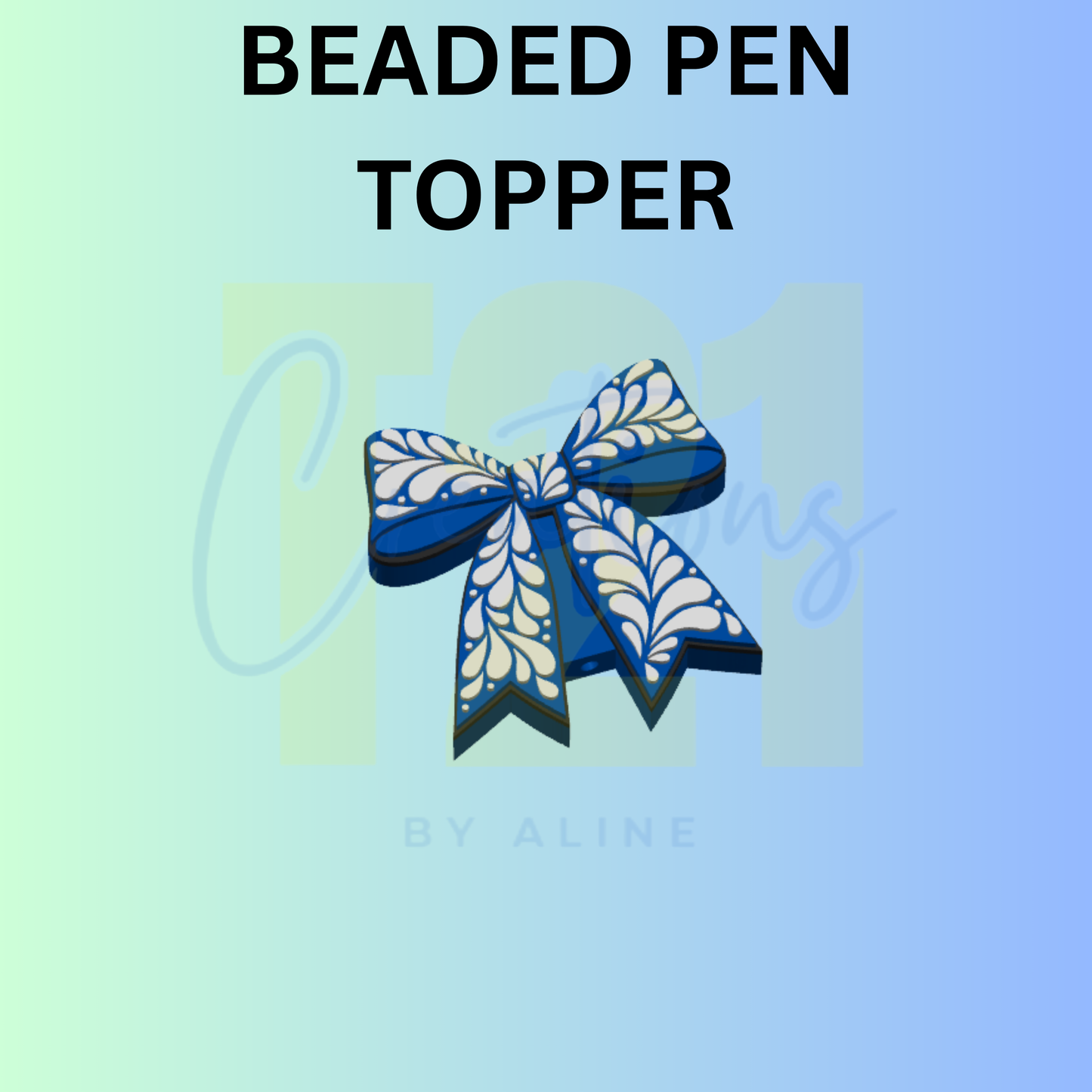TALAVERA BOW PEN TOPPER
