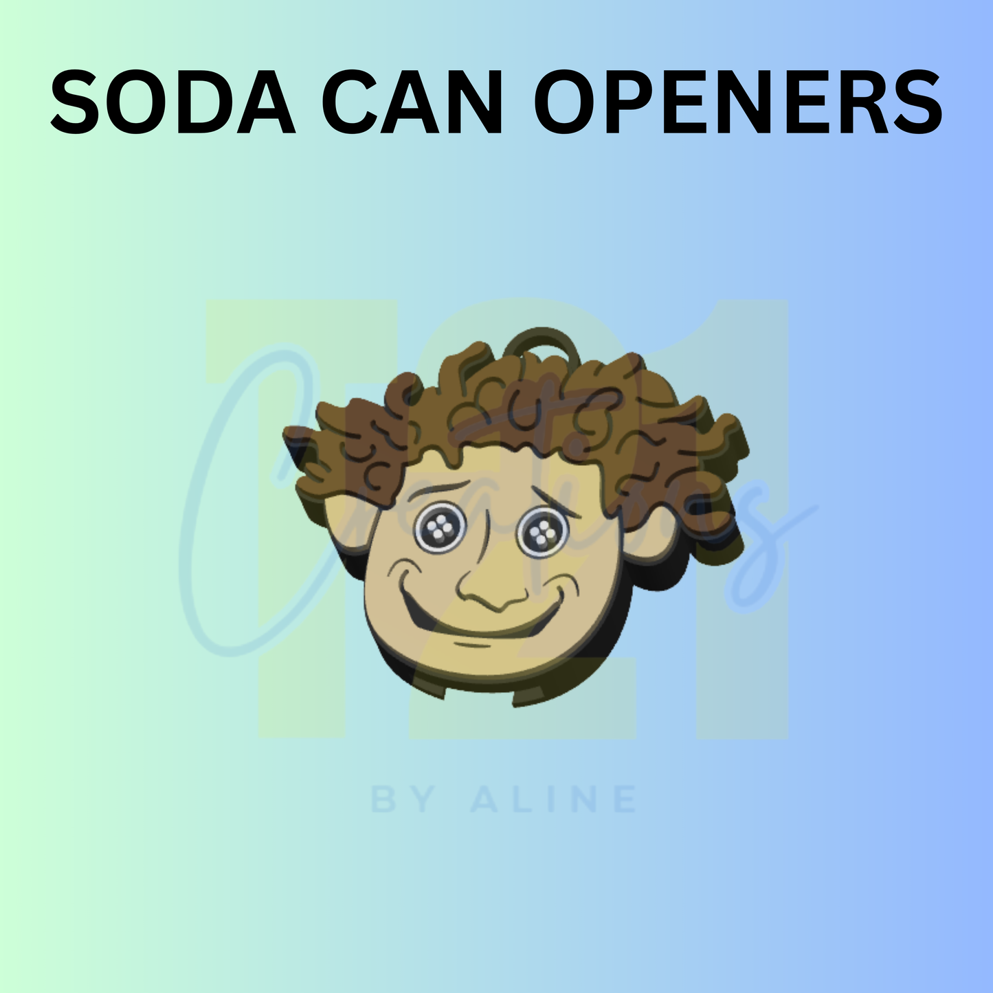 CORA FRIEND CAN OPENER KEYCHAIN