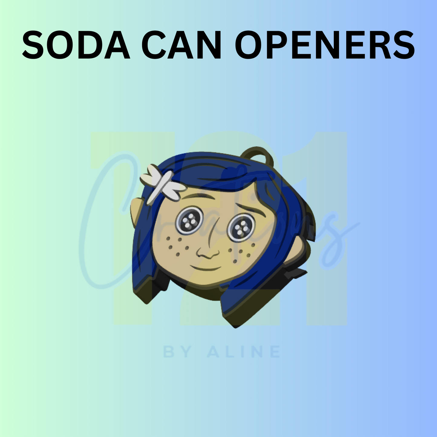 CORA-LINE 2 CAN OPENER KEYCHAIN