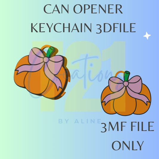 COQUETTE PUMPKIN CAN OPENER 3MF FILE