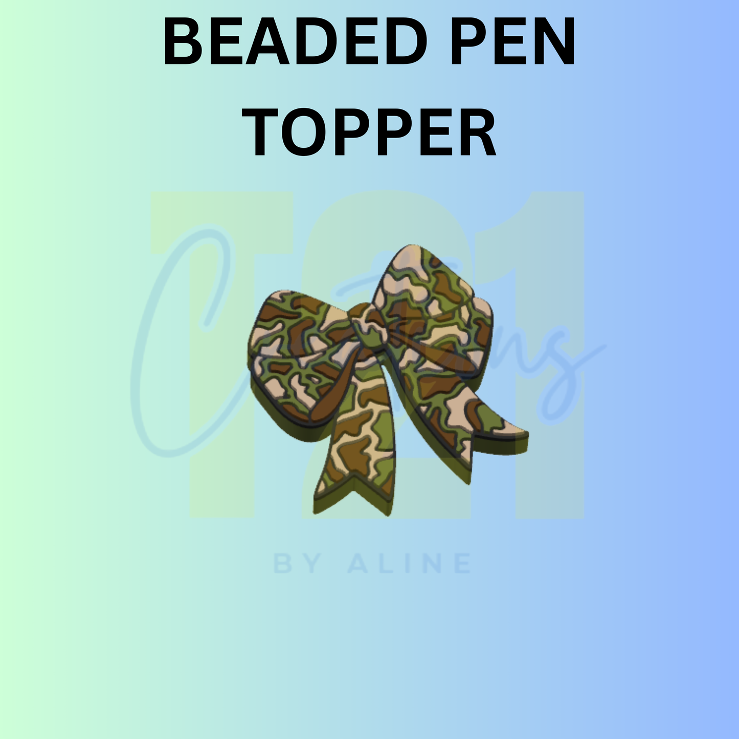 CAMO BOW PEN TOPPER