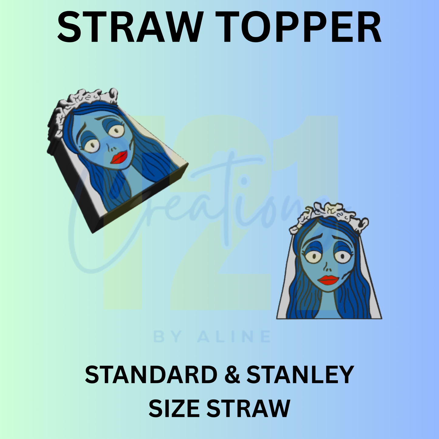 BRIDE STRAW TOPPER