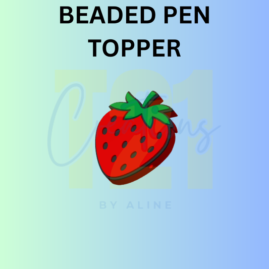 STRAWBERRY PEN TOPPER