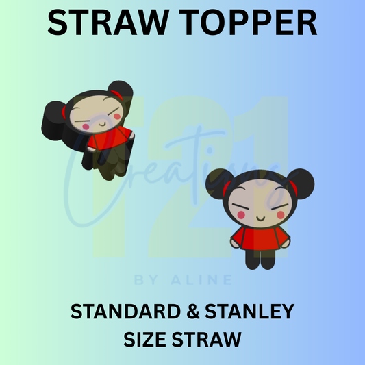 PUCCA STRAW TOPPER