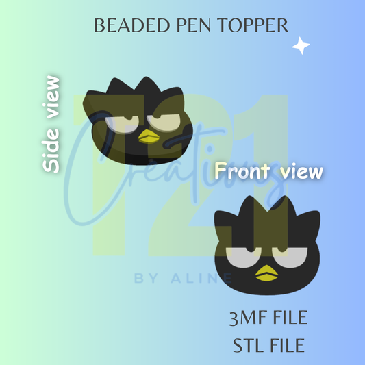 PENGUIN PEN TOPPER STL FILE