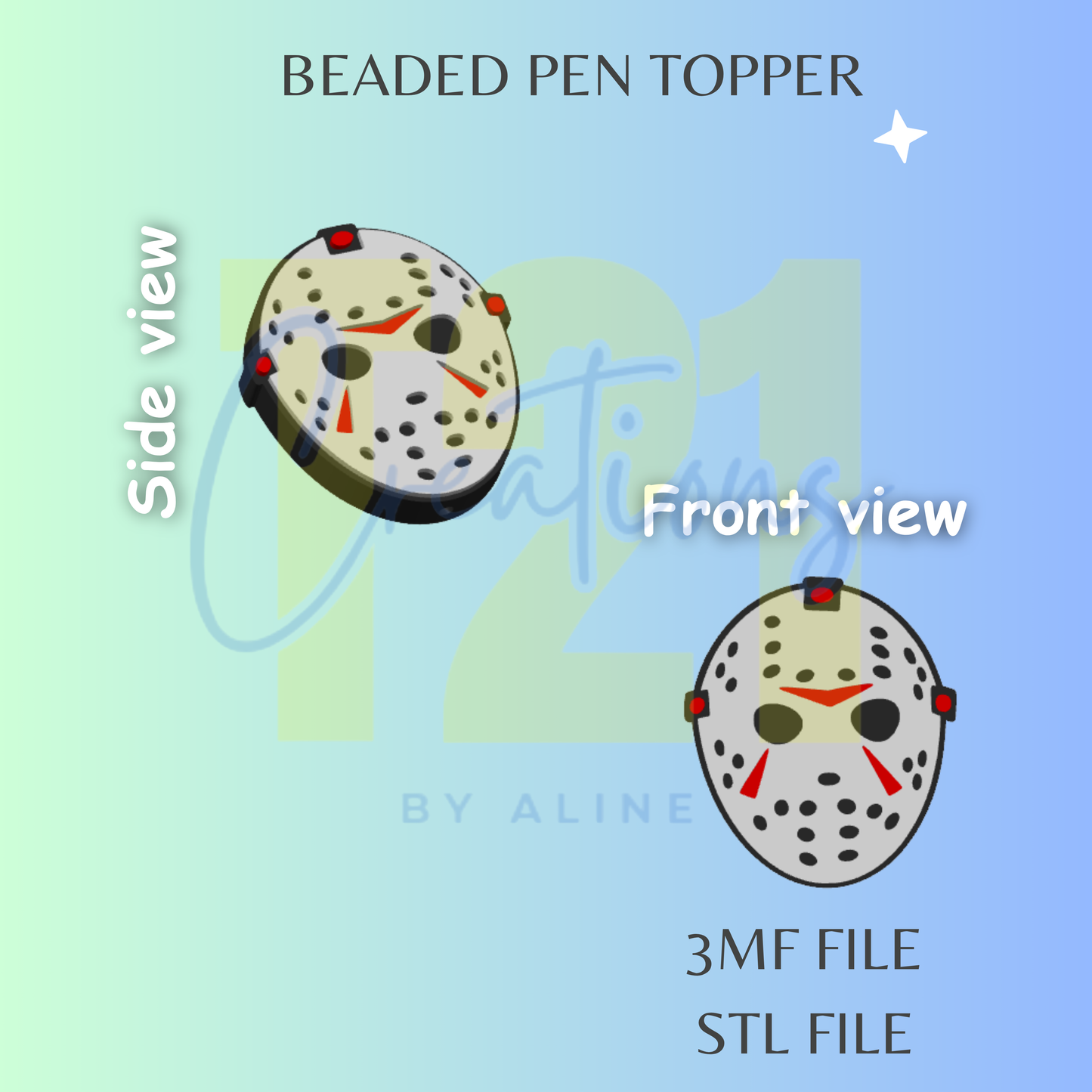 MASK PEN TOPPER STL FILE