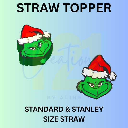 GROUCH STRAW TOPPER