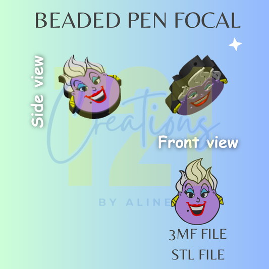 PURPLE WITCH PEN FOCAL STL FILE