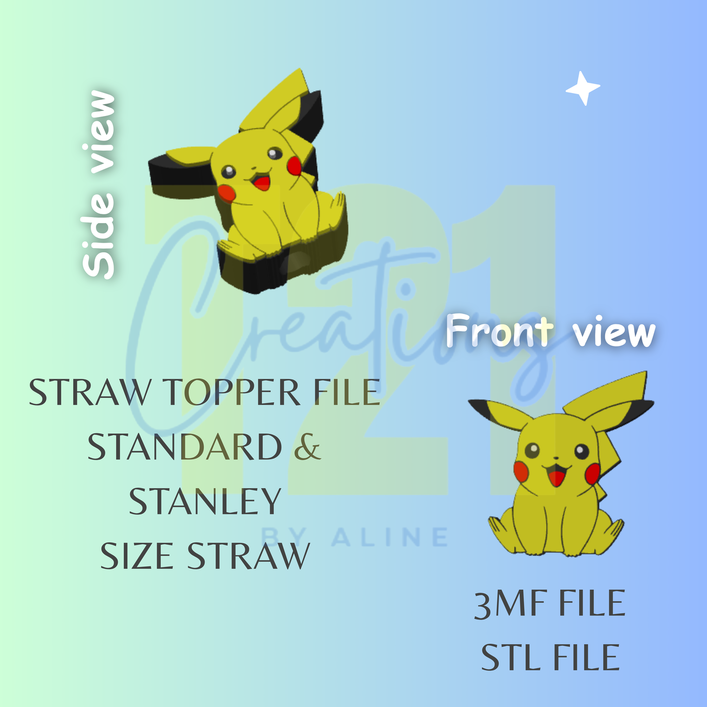 PI-KA TOPPER STL FILE