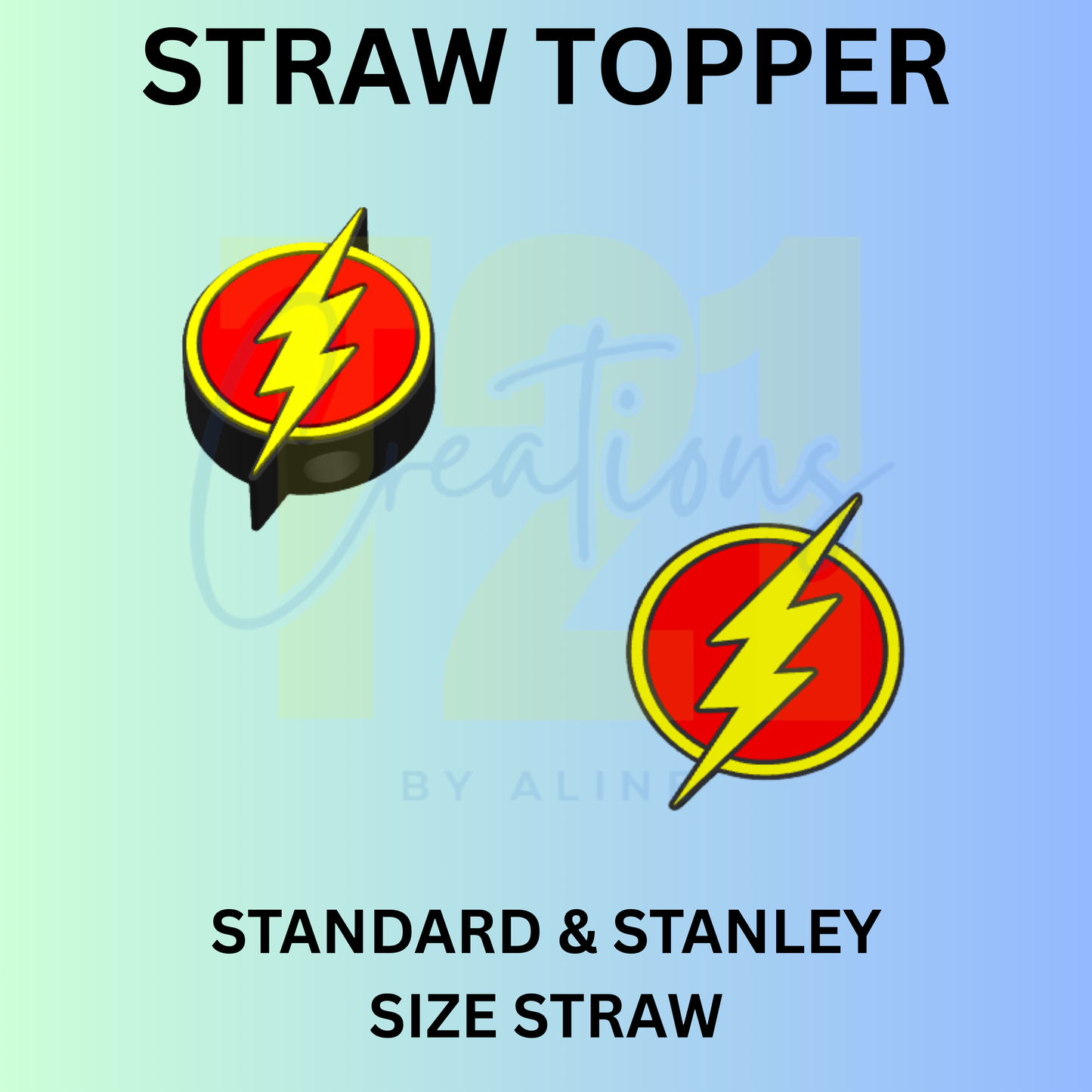 HEROE 1 STRAW TOPPER