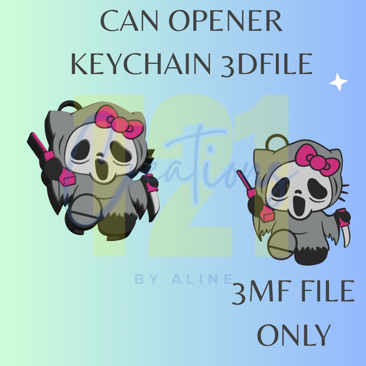 H-K FACE GHOST CAN OPENER 3MF FILE